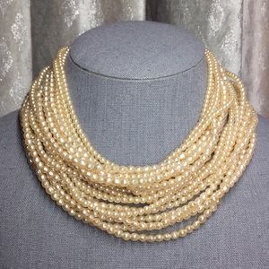 AMAZING vintage 1950's pearl torsade